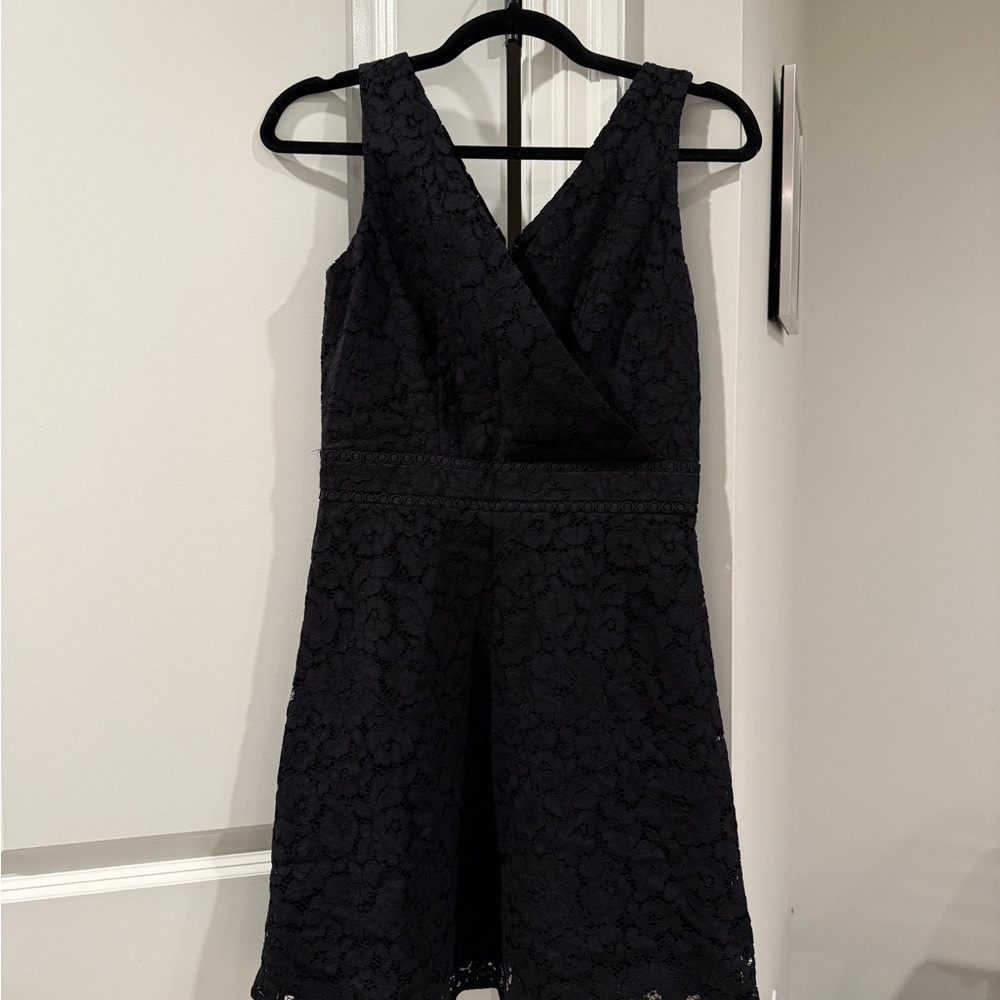 LOFT Black Lace Dress